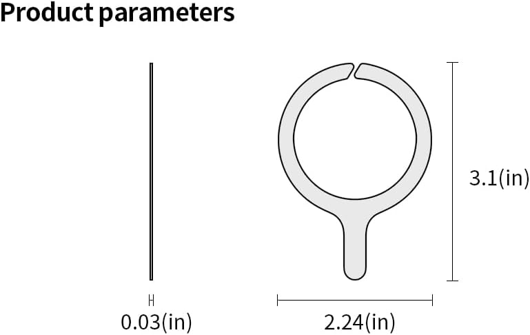 Ultra-Thin Mag Safe Metal Plate Kit – 2-Pack Versatile Magnetic Adapter for Seamless Phone Case Integration, Wireless Charging, and Secure Mounting – Stylish Multicolor Finish for Enhanced Connectivity and Fast Charging Experience