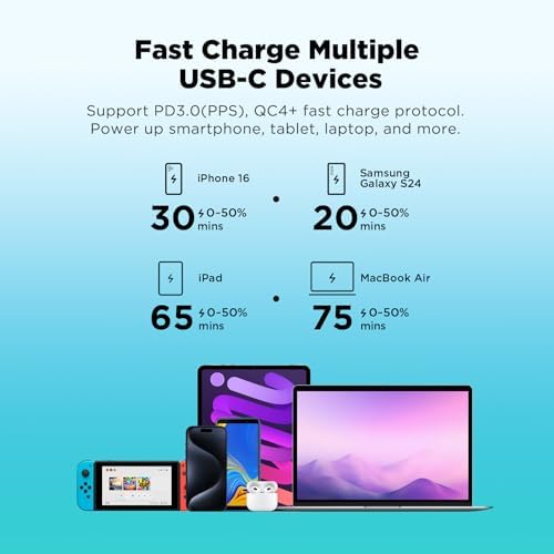 Experience Unmatched Charging Efficiency with Innergie SE3 30 W USB-C Fast Charger – Versatile Power Adapter for i Phone 16, Samsung S24, Mac Book Air & More – Advanced SFC 2.0, PD 3.0, QC 4+ Compatibility with Safety Features for Optimal Device Protection – Compact & Portable Design for On-the-Go Power Solutions – Elevate Your Charging Experience Today!