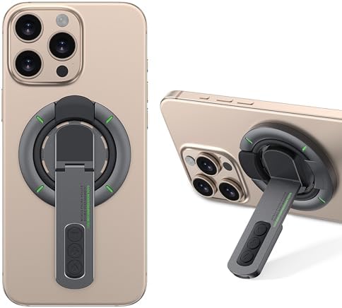 Revolutionary Two-Sided Magnetic Phone Grip Holder: Ultimate Mag Safe-Compatible Kickstand for i Phone 16 Pro Max, 15, 14, 13, and 12 – Unmatched Grip, Versatile Attachment, and Effortless Hands-Free Viewing Experience