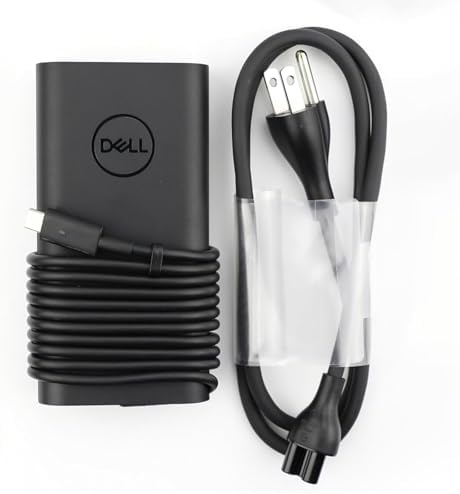 High-Performance 90 W USB-C AC Power Adapter for Dell Laptops – Fast Charging, Universal Compatibility, and Advanced Safety Features for XPS, Precision, Latitude, and Chromebook Models – Reliable Energy Solution with 10 Protective Measures Against Overheating and Short Circuits
