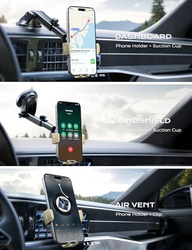 CHGeek 15 W Wireless Car Charger & Auto-Clamping Phone Mount – Fast Qi Charging Solution for i Phone 15/14/13/12/11 Pro Max & Samsung Galaxy S25/S24/S23/S22/S21/S20 – Stylish Pink Design for Modern Drivers – Effortless Device Security & Optimal Viewing Angles
