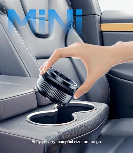 CloudValley Magnetic Car Phone Holder – Vacuum Suction Cup Phone Mount 360° Adjustable, Durable Metal Stand for iPhone & Android, Portable Magnetic Holder for Dashboard/Windshield/Gym Mirror (Silver) – Enhanced Compatibility and Speed