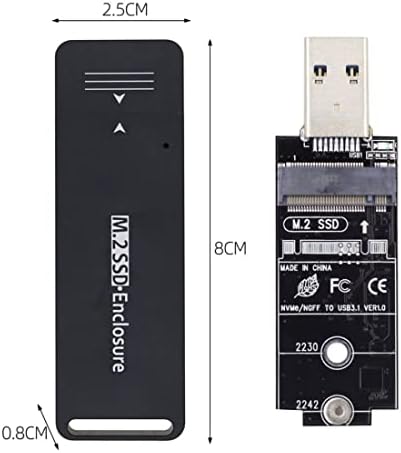 High-Performance CY USB 3.0 NVMe M-Key M.2 SSD Adapter with RTL9210 Chipset – Compact External Enclosure for Rapid Data Transfer and Enhanced Compatibility
