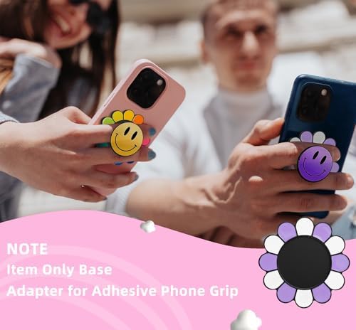 Metisinno Iridescent Magnetic Base for Mag Safe: Enhance Your Phone Experience with Rainbow-Compatible Pop Socket Attachment – Perfect for i Phone 16, 15, 14, 13, and 12 Series Cases, Effortless Magnetic Grip and Fast Charging Solution
