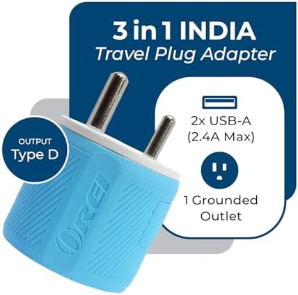 OREI Switzerland Travel Plug Adapter with Dual USB Ports – Ultimate Type J Charging Solution for USA Devices – Fast, Efficient Power for i Phones, Laptops, Tablets & More – Essential Travel Accessory for Hassle-Free Connectivity