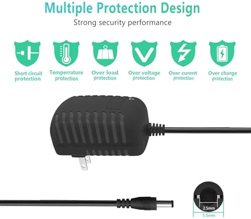 High-Efficiency 12 V 1.5 A AC to DC Power Supply Adapter – Versatile 18 W Energy Source for LED Strip Lights and CCTV Cameras – Reliable Voltage Stability with 5.5 mm x 2.5/2.1 mm Plug – Compact, Durable Solution for Enhanced Lighting and Security Applications – Trusted Performance for Electronic Devices