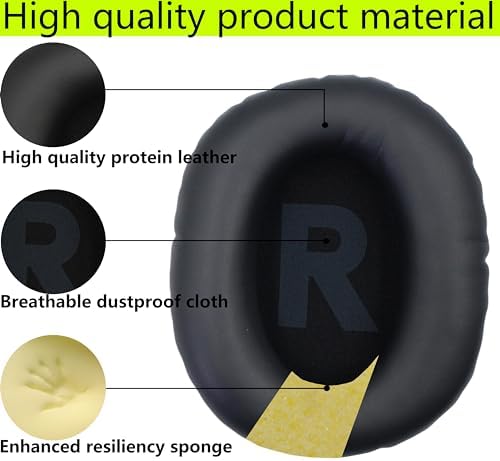 Revitalize Your Audio Experience with Premium Memory Foam Ear Pads for AKG K371/K361 Headphones – Luxurious Black and Albumen Leather Cushions for Unmatched Comfort and Superior Sound Isolation