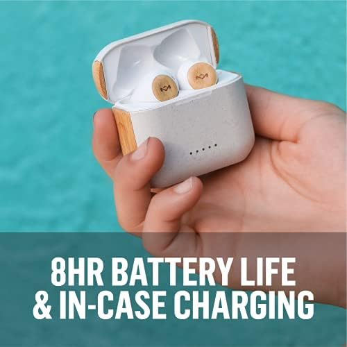 Experience Superior Sound with House of Marley Rebel True Wireless Earbuds – Eco-Friendly Bluetooth Connectivity, 8-Hour Battery Life, Microphone for Hands-Free Calls, and Enhanced Device Compatibility in Sleek Signature Black – Perfect for Music Lovers and Sustainable Living Enthusiasts