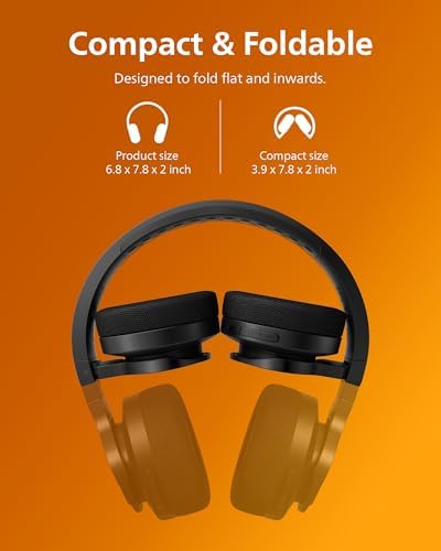 Immerse Yourself in Premium Sound with Philips H8506 Over-Ear Bluetooth Headphones | Unmatched Noise Cancellation & 60-Hour Battery Life | Ultra-Lightweight Comfort with Plush Ear Cushions | Dual Device Connectivity for Seamless Listening | Hi-Res Audio Quality in Sleek Black Finish | Perfect for Audiophiles and Everyday Use