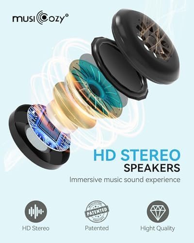 Ultimate Bluetooth Sleep Mask with High-Definition Sound: Perfect for Side Sleepers Seeking Unmatched Comfort and Entertainment – Experience Enhanced Connectivity, Crisp Audio, and Stylish Relaxation for Restful Nights and Mindful Moments – Ideal Gift for Music Lovers and Meditative Souls
