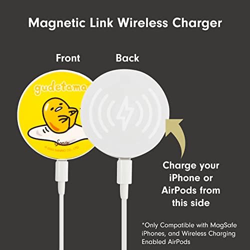 Sonix x Sanrio Hello Kitty & Care Bears Magnetic Mag Safe Charger for i Phone 12-16 Series | 6.5 ft USB-C Fast Wireless Charging Cable | Stylish, Playful, and Efficient Power Solution for Your Device