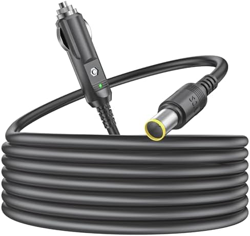 Ultimate 6.6 Feet Car Charger for Jackery Portable Power Stations – Fast-Paced Power Adapter for Explorer Series Models 1000, 500, 880, 550, 300, 290, 240, 160, E160, E240, E300, E500, E550, E880, E1000 – Rugged Durability for Adventurous Journeys and Dependable On-the-Go Energy Solutions