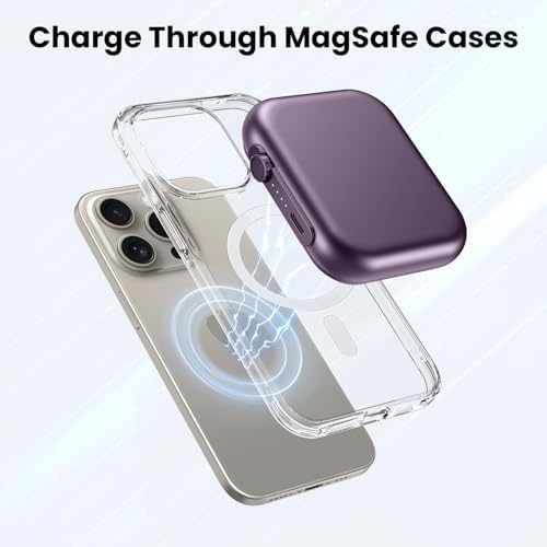 Ultimate 3-in-1 Magnetic Power Bank – 5000 m Ah Wireless Charger for i Phone 16/15/14/13/12, Apple Watch & Air Pods – 22.5 W Fast Charging, Lightweight Portable Battery Pack with LED Status Indicators – Enhanced Compatibility for On-the-Go Power Solutions