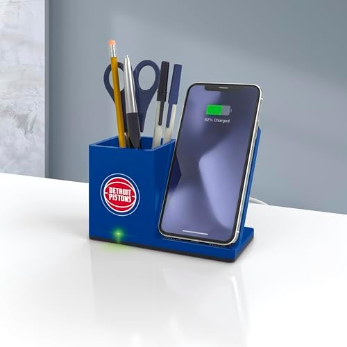 SOAR Smart Wireless Charger & Stylish Desktop Organizer – Fast 10 W Charging for Qi-Enabled Devices, Clutter-Free Workspace Solution with Built-in Storage and Safety Features