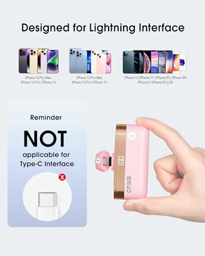 Compact 5,000 m Ah Portable Charger with 22.5 W Fast Charging – Sleek Power Bank with Digital Display for i Phone 16/15, Samsung, LG, Google & More – Ultimate Compatibility for On-the-Go Power Solutions