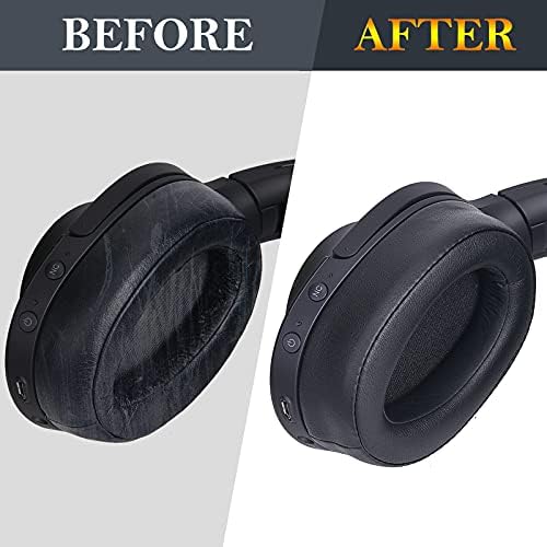 Premium SOULWIT Replacement Earpads for Sony WH-H900 N & MDR 100 ABN – Noise Isolation Foam Cushions in Vibrant Green for Enhanced Audio Experience and Comfort – Perfect Fit Over-Ear Headphone Accessories with Quick Installation for Long Listening Sessions