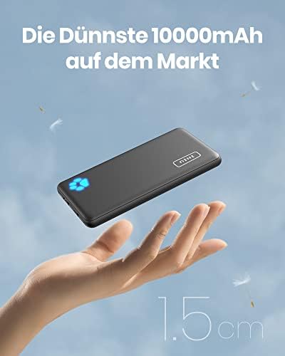 INIU Dual-Pack 10000 m Ah Portable Power Bank – Ultra-Slim USB C Charger for Fast Charging on the Go – Compatible with i Phone 16/15/14/13/12 Pro, Samsung S22/S21, Google i Pad – Lightweight Design for Maximum Portability and Enhanced Device Compatibility