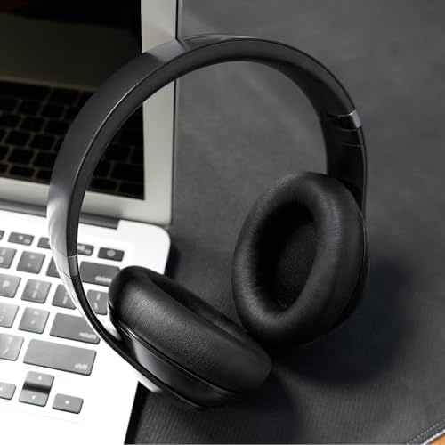 Revolutionize Your Listening with GVOEARS Navy Blue Ear Pads – Premium Protein Leather Replacement Cushions for Beats Studio Pro Wireless Headphones, Unmatched Comfort & Acoustic Excellence, Secure Adhesive for Long-Lasting Fit