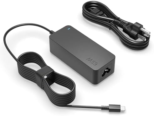High-Speed USB-C 65 W AC Charger for Lenovo Ideapad Flex & Slim Series – UL Safety Certified, Reliable Compatibility & Enhanced Performance for Your Laptops – 30-Day Return Policy & 12-Month Guarantee Included