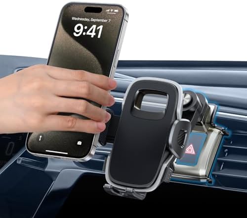 ELOHEI Custom Car Phone Mount for Honda Civic (2016-2021) – Precision Fit Phone Holder with 360-Degree Rotation, Easy Installation, and Universal Compatibility for Enhanced Driving Safety and Convenience