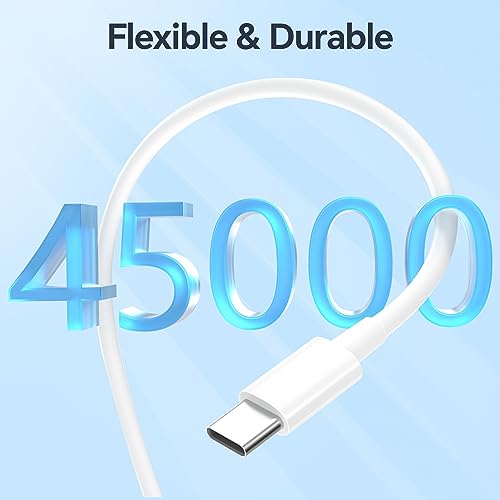High-Speed 100 W USB C to USB C Cable 2 Pack – 10 ft Fast Charging Cord for i Phone 16/15/Pro/Max/Plus, Mac Book, i Pad Pro/Air, Samsung – Durable Type C Charger with Enhanced Compatibility & 480 Mbps Data Transfer