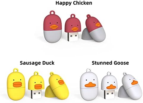 Whimsical 128 GB Waterproof USB 3.0 Flash Drive – Adorable Animal Series Memory Stick for Fun & Practical Data Storage – Perfect Gift for Friends, Students & Professionals