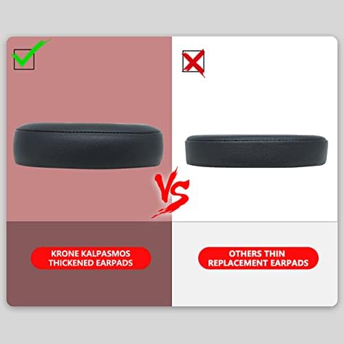 Upgrade Your Beats: Krone Kalpasmos Studio 3 & 2 Replacement Ear Pads – Soft Memory Foam Cushions for Ultimate Comfort and Noise Isolation in Vibrant Red – Perfect Fit for Wired & Wireless Models (B0501, B0500) – Enhance Sound Quality & Style Effortlessly