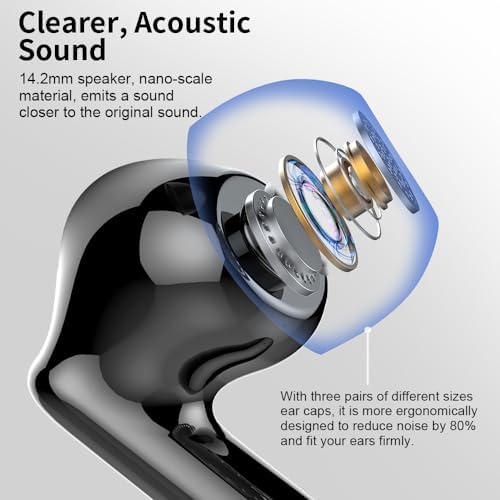 Btootos Ultra-Durable Bluetooth 5.4 Wireless Earbuds – Immersive Bass Sound with Noise-Cancelling Mic, IP7 Waterproof Design for Active Lifestyles, 36-Hour Playtime with LED Battery Display, Bold Yellow for a Striking Audio Experience