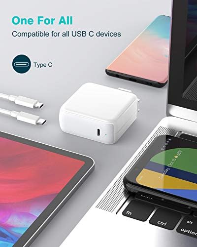 Ultimate 70 W USB-C Charger for Mac Book Air & Pro – Fast Charge M1, M2, M3, M4 Laptops in 30 Minutes, Enhanced Battery Care, Universal Compatibility with i Pad & More, 6.6 FT Durable Cable, LED Indicator, Foldable Plug, Perfect Travel Companion – Worry-Free Warranty Included