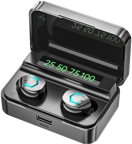 Premium True Wireless Earbuds with Advanced Bluetooth 5.3 – IP7 Waterproof Sport Headset for Active Lifestyles – Touch Control & Built-in Mic for Seamless Calls – Model 11 with Ergonomic Fit and LED Battery Indicator for Ultimate Listening Experience