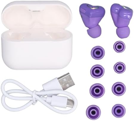 Yoidesu Heart-Shaped Bluetooth Earbuds – Chic Red Design with Superior Noise Cancelling and Hi-Fi Stereo Sound, Ideal Gift for Music Lovers and Trendsetters, Portable Charging Case for Effortless Audio Enjoyment on the Go