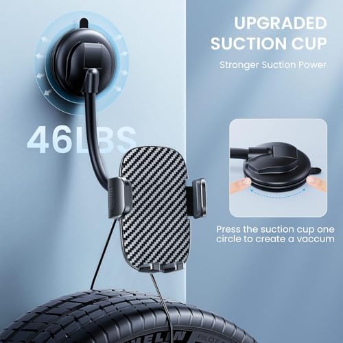 Universal Car Phone Mount: Hands-Free Adjustable Holder for Safe Driving – Secure Air Vent Smartphone Stand for i Phone & Android – 360-Degree Rotation for Optimal Viewing and Easy Access – Durable Lightweight Design for All Vehicles