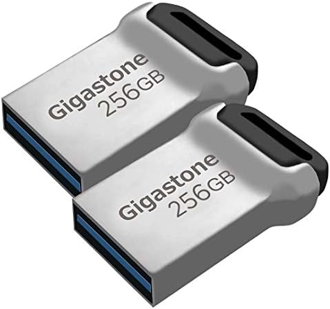 GIGASTONE Z90 128 GB USB 3.2 Gen1 Flash Drive 2-Pack – Waterproof Mini Fit Metal Thumb Drive for Fast Data Transfer, Reliable Storage Solution with USB 2.0/3.0/3.1 Compatibility – Perfect for Professionals and Students