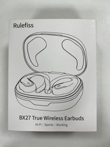 Unleash Your Potential with Bluetooth 5.4 Waterproof Sport Earbuds – 75-Hour Battery Life, Cutting-Edge Noise Cancellation, and Ergonomic Over-Ear Design for Unmatched Comfort – IP7 Waterproof Rated for Ultimate Durability in Active Lifestyles and Running Adventures
