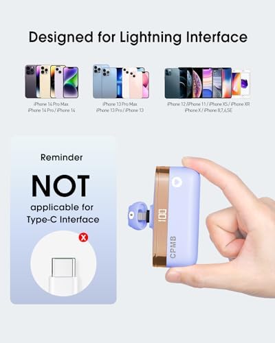 Compact 5,000 m Ah Portable Charger with 22.5 W Fast Charging – Sleek Power Bank with Digital Display for i Phone 16/15, Samsung, LG, Google & More – Ultimate Compatibility for On-the-Go Power Solutions