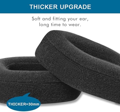 Ultimate Comfort Upgrade for Corsair HS80 RGB Gaming Headsets – Replacement Ear Pads with High-Density Noise-Canceling Foam and Breathable Mesh for Enhanced Sound Isolation and Long-Lasting Gaming Enjoyment