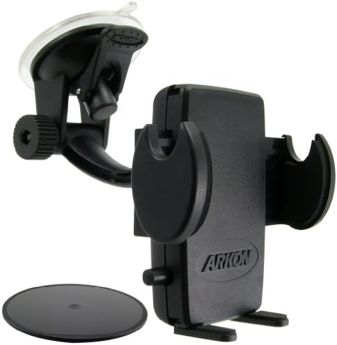 ARKON Universal Windshield and Dash Phone Holder Mount – Secure i Phone X, 8, 7, 6 S, 6 & Galaxy Note Support, 360° Rotation, Enhanced Stability for Safe Driving & Hands-Free Use – Perfect Smartphone Accessory for Navigation & Calls