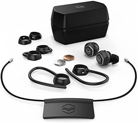 V-MODA Hexamove Pro Premium Wireless Earbuds – Black – Unmatched Sound Quality & Ultimate Comfort for Active Lifestyles Elevate your audio journey with the V-MODA Hexamove Pro Wireless Earbuds in striking black, meticulously crafted for audiophiles and fitness enthusiasts alike. Experience superior sound clarity and robust bass with advanced Bluetooth 5.0 connectivity that guarantees swift pairing and stability during your workouts or daily commutes. Designed with IPX5 water and sweat resistance, these earbuds are resilient enough to handle your most intense sessions while maintaining a sleek aesthetic. The customizable fit, featuring multiple ear tip sizes, ensures unparalleled comfort for prolonged wear, whether at the gym or on the go. With an impressive battery life of up to 12 hours, stay immersed in your favorite tracks without interruption. Integrated controls empower you to manage calls and music effortlessly. Discover the perfect fusion of style, performance, and durability with V-MODA Hexamove Pro, the ultimate choice for wireless audio excellence.