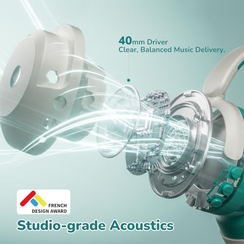 Premium i Clever BTH20 Kids’ Bluetooth 5.4 Headphones with Advanced Active Noise Cancellation – Up to 60 Hours of Playtime, Fast Type-C Charging, and Safe 80 d B Volume Limit – Ideal for Air Travel, Learning, and Entertainment – Award-Winning Kid-Friendly Design in Vibrant Blue for Young Audiophiles