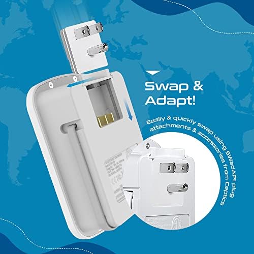 Ultimate Compact Travel Power Adapter for UK & Ireland – Dual USB & USB-C Fast Charger with 3.1 A Output – Type G Plug Converter for Seamless Global Connectivity in Hong Kong, England, Dubai, and Saudi Arabia – Safe, Efficient Design for Smart Travelers