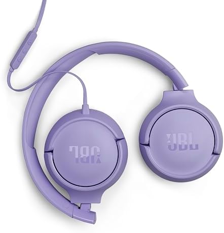 JBL Tune 520 C On-Ear Headphones – USB-C Wired Design with Hi-Res Audio Precision, Enhanced Pure Bass Sound, and Ergonomic Comfort Fit, Complete with 3-Button Remote for Seamless Call and Music Control (Stylish White Finish) – Ideal Choice for Audiophiles and Professionals Seeking Superior Sound Experience