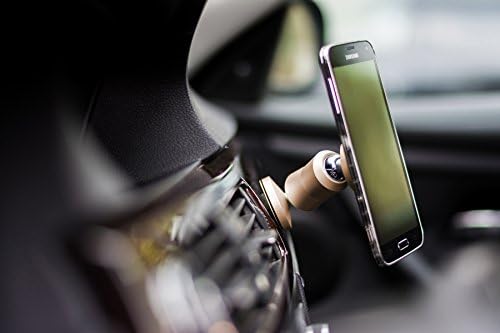 Revolutionary Dual Magnetic Phone and Tablet Holder in Matte Black – Ultimate Hands-Free Mount for Safe Driving and Workstations with Adjustable Viewing Angles and Rapid Compatibility