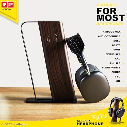 Premium Headphone Stand: Elegant Desk Organizer for Audiophiles & Gamers – Durable Headset Holder with Universal Compatibility & Non-Slip Base for Enhanced Workspace Aesthetics