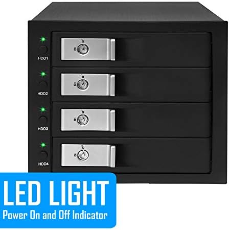 Kingwin Universal Hot Swap Mobile Rack for 2.5” & 3.5” SSD/HDD – Effortless Internal Tray-Less SATA Hard Drive Backplane Enclosure with 6 Gbps Support for SATA I/II/III & SAS I/II – Ultimate Flexibility and Enhanced Data Transfer Speed for Efficient Storage Management