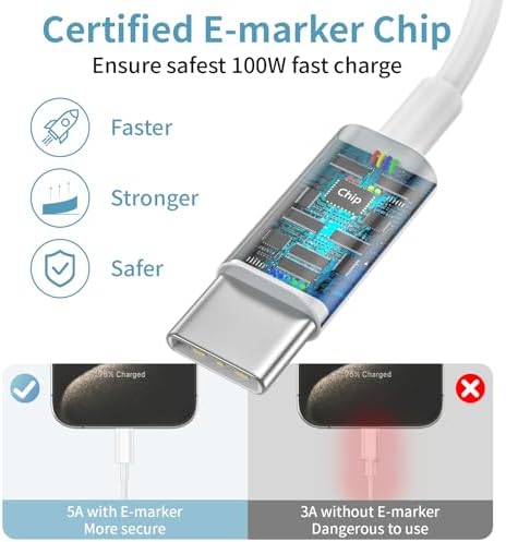20 W Dual-Port USB-C & USB-A Fast Charging Adapter for i Phone 16/15 Series – Compact Wall Charger with USB A to USB C Cable for Ultimate On-the-Go Power Delivery – Ideal Home & Travel Charging Solution for Busy Lifestyles