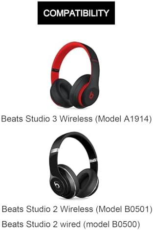 Upgrade Your Beats: OEM-Compatible Red Inner Panel Replacement Parts for Studio 3 & Studio 2 Wireless Headphones – Enhance Durability and Audio Performance with Easy Installation and Premium Materials