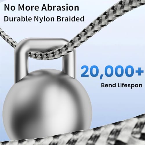 Ultra-Fast 240 W 4-in-1 USB C Charging Cable with Breathing Light Indicator – Multi-Device Compatibility for i Phone, i Pad, Samsung Galaxy, and Mac Book – 5 Ft Durable Cord in Stylish Purple for Efficient Data Sync and Enhanced Charging Performance