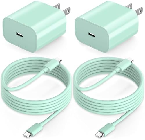 10 FT i Pad Fast Charging Cable Set – High-Power 20 W USB C Charger with Extended Reach for Ultimate Flexibility, Compatible with i Pad 10 th/11 th Gen, i Pad Pro (12.9/11 inch), i Pad Air (4 th/5 th), and i Pad Mini – Durable, Stylish Black Design for Seamless Charging Experience