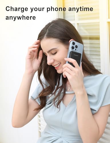 Compact 6000 m Ah Portable Power Bank with Built-in Cable – Lightweight Fast Charging External Battery for i Phone and Android – Ultimate Travel Companion for On-the-Go Charging Efficiency
