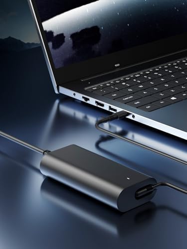 Universal 100 W USB-C Fast Laptop Charger – High-Speed Power Adapter for Mac Book, Dell, Lenovo, HP, Asus, Acer & More – Compact, Safe, and Versatile Solution for All USB-C Devices – Experience Rapid Charging On-the-Go